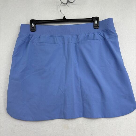 Cypress Club Skort Size XL Blue Pull On Skirt Built In Shorts Lining Stretch - Picture 5 of 9